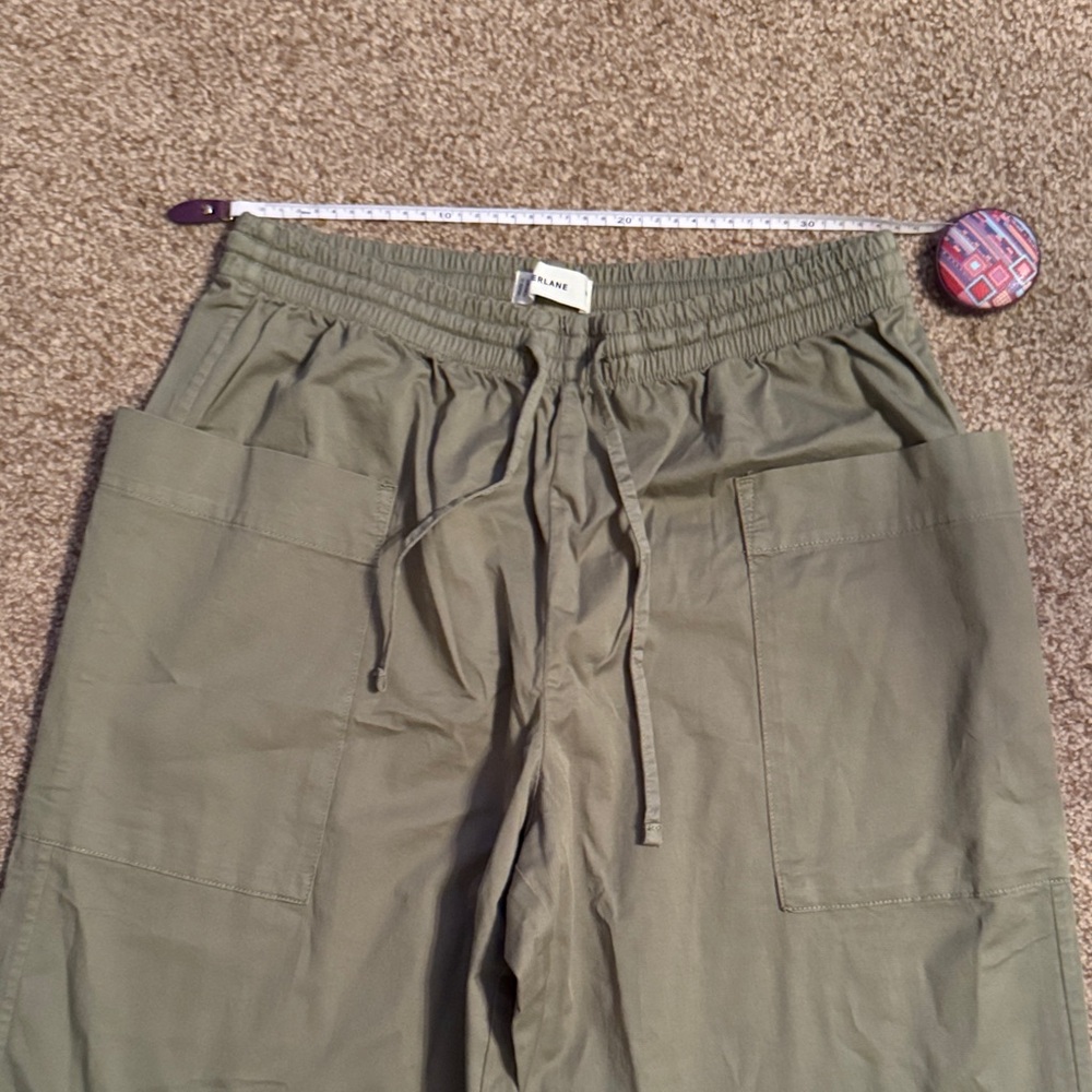 Everlane Women's Olive Wide Leg Pants